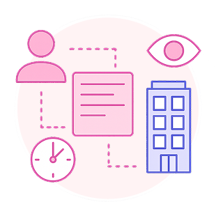 Illustration représentant centralisation des fichiers